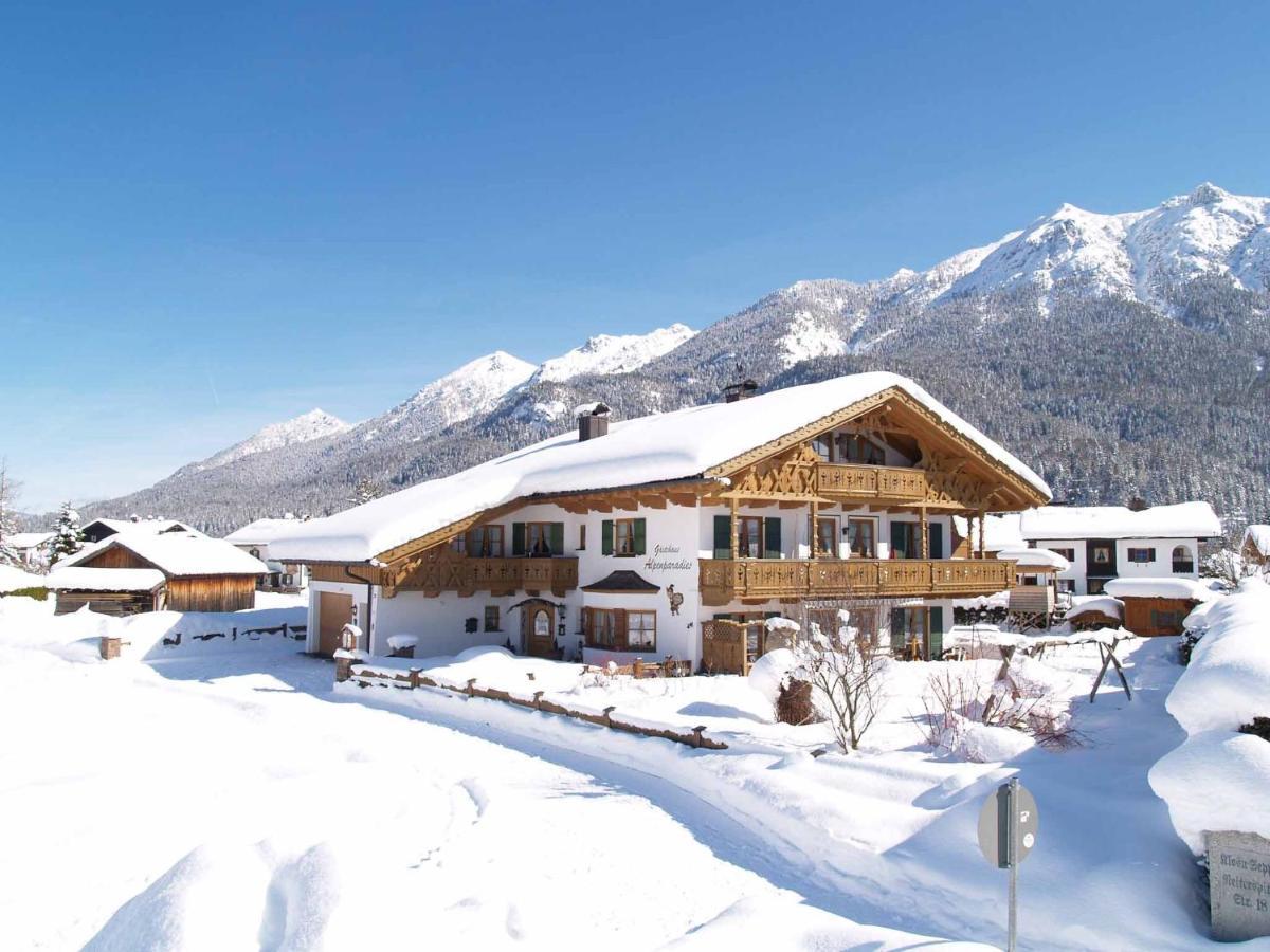 Gästehaus Alpenparadies Krün Exterior foto
